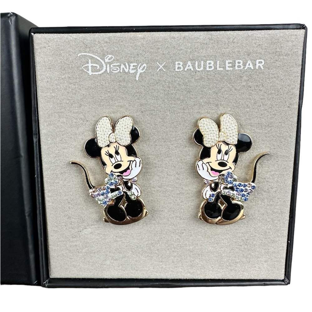 Baublebar Disney Glamour Minnie Mouse‎ Earrings 100th Anniversary Inspired